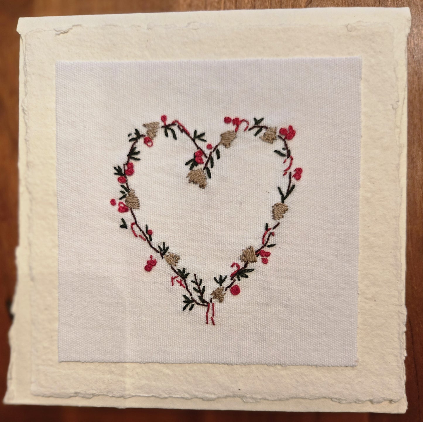 Heart on Handmade Paper