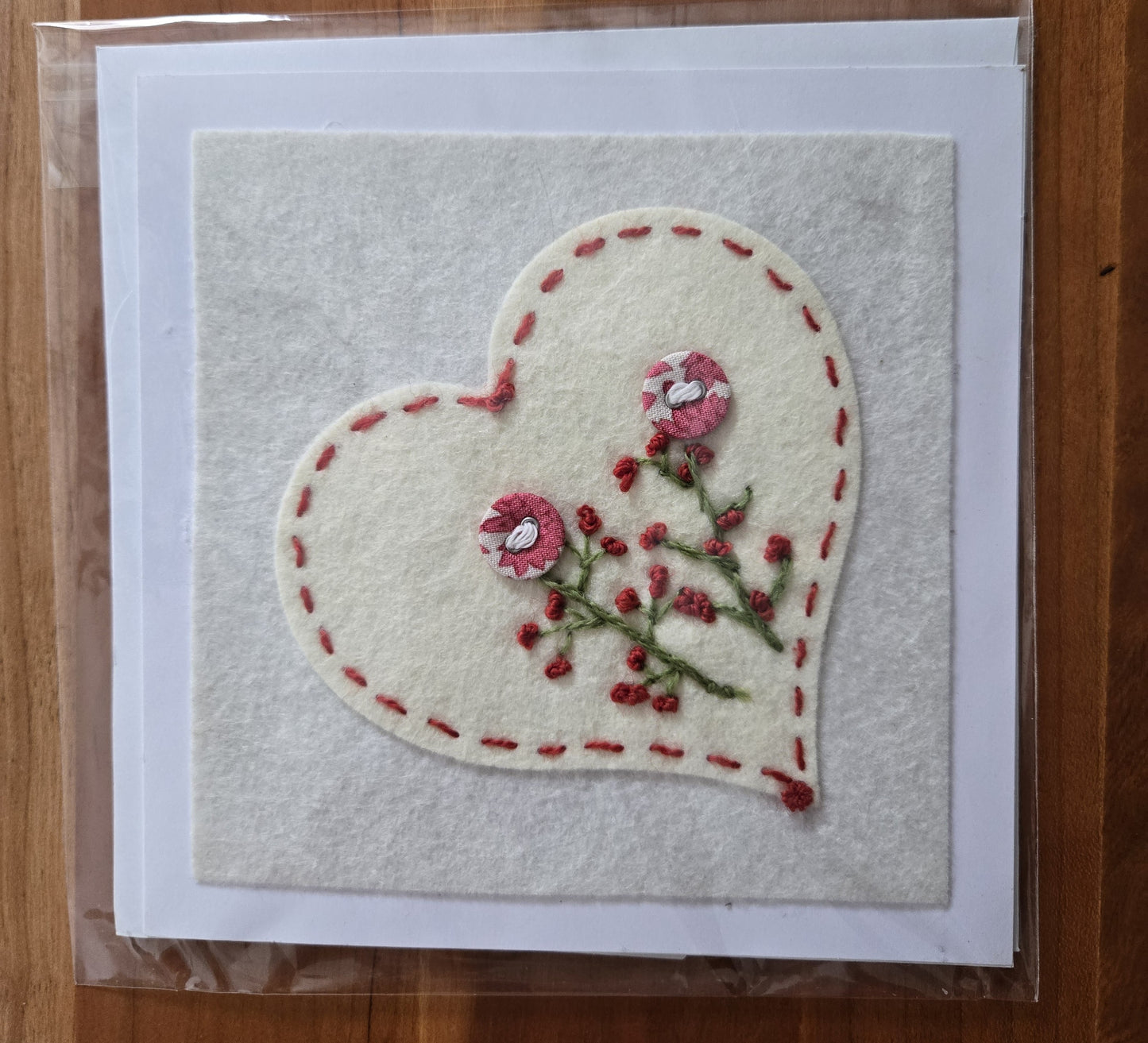 Red & White Heart