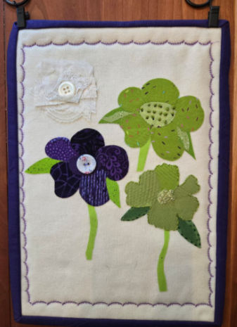 Purple and Green Flowers